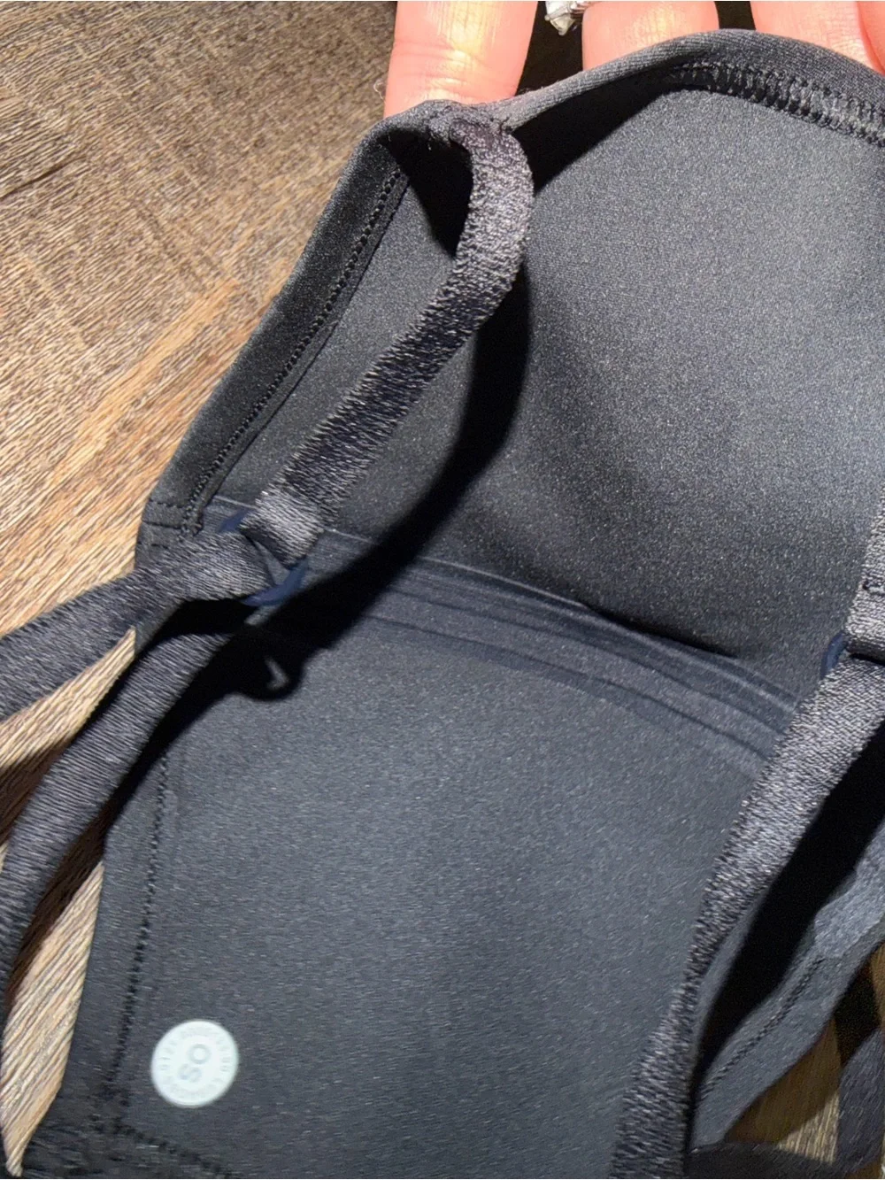 lululemon athletica Black Face Mask with Adjustable Straps